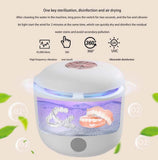 45kHz Ultrasonic Retainer hine 180ML Denture With Digital Timer Mouth Guard Cleaner for Toothbrush Jewelry