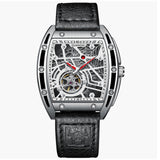 2022 GUANQIN Luxury Fashion Sapphire Mechanical Automatic Watch Men's Watch Stainless Steel Hollow Tourbillon Men's Accessories