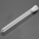 100Pcs 12X100mm Transparent Laboratory Clear Plastic Test Tubes Vials with Push Caps School Lab Supplies