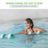 2pcs Water Aerobics Aquatic Barbell - Aqua Fitness Pool Swimming Exercise Board Buoyancy Rod Dumbbell