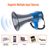 Megaphone Speaker Recordable Loudspeaker Guide Speakers Handily Gripped
