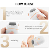 Electric Grinder USB Charge Callus Remover Pedicure Tools Foot File Feet Care Heel Cracked Dead Skin Scrubber