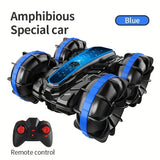 Children Amphibious Radio-controlled Car Double-sided Stunt Radio-controlled Car Rolling Driving