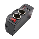 DIY USB 3.1A Charger Dual Cigarette Lighter Socket Splitter Voltmeter On/Off Switch for Car Rv Truck Marine Boat Camper