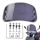 Windshield Motorcycle Windscreen Clear Thicken Adjustable Motorbike Front Fairing Wind Guard For Winter