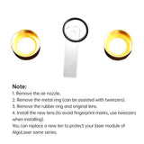 2PCS Algolaser ALML10 5W/10W 10mm Window Lens Laser Head Replacement for DIY KIT MINI 10W/ Alpha 2 10W