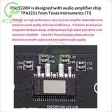 XY-T220H 220W * 2 Fever Level Lossless BT Audio Amplifier Board Module Stereo High And Low Frequency Adjustment Tpa3251