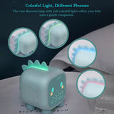 Kids Digital Alarm Clock Night Lights Sleep Trainier 2 Alarms 6 Ringtones Time Temperature Display Sound Control Snoozing Gifts
