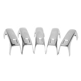 5PCS Car Front & Rear Cover Trim For Hummer H3 H3T 2006-2010 Exterior Door Chrome Handle Bezel Accessories