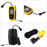 100M Detector - 45 Degrees Sonar Coverage Echo Sounder Alarm Transducer for Underwater Fish Finders in Lake and Sea Fishing