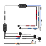 24Ghz Millimeter Car Bd Spot Monitoring System with Dual Color Led Light Ip67 Waterproof Radar Lane Changing Assistance