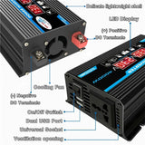 18W Panel+30A Chargers Controller+4000W Car Inverter Set 110V/220V Solar Panel System Complete Power Generation Kit