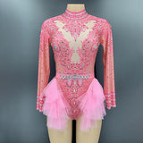New fashionable short jumpsuit, sexy tight fitting yoga and Latin dance training suit