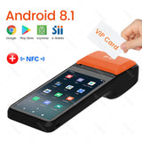 Android 8.1 POS Bluetooth Thermal Printer Receipt Portable NFC Terminal Handheld PDA Point Of Sale System All in One