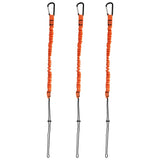 Tool Lanyard,3 Pcs with Carabiner,Shock Absorbing Adjustable Safety Lanyard for Work Tools