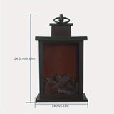 1pc, Electric Fireplace, Simulation Flame Fireplace Wind Lamp Smart Touch Switch Simulation Charcoal Decoration Home Cute Aesthetic Stuff Home Decor Room Decor Fall Winter Essential Back To School Supplies