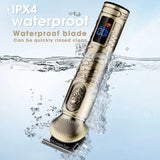 New 6 in 1 Full Body Wash Hair Clipper Resuxi 5618 Multifunctional Head Changing Electric Shaver Ear Nose Trimmer Set