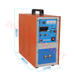 15KW Smelting High Frequency Induction Heating hine Quenching And Annealing Metal Heat Treatment Equipment 220V