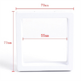 30 Pcs 3D Floating Display Frame Stand Storage Boxes for Jewelry Ring Earrings Coin Medals Challenge Medal Holder A
