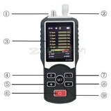 JD-3003 Particulate Matter Tester Counter Professional Dust Particle Quality Monitor for Indoor Outdoor