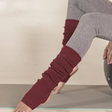 1 Pair Warm Yoga Women Winter Professional Sports Leggings Long Tube Over The Knee Pilates Socks Leg Protection