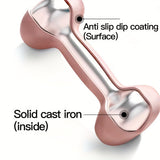 1pair High-density Solid Iron Dumbbell For Women & Men, Home & Outdoor Strength Training Device