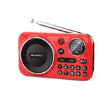 Mini FM Radio Bluetooth Speaker Portable Radio for The Elderly HiFi TF/USB MP3 Music Player Support Recordin Headphones Play