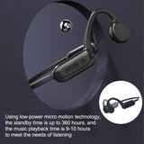 Bone Conduction IPX8 Waterproof Headset Hands-free Earphone Player