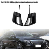 Top-1Pair Car Front Seat Adjustment Backrest Lock Handle Switch Trim Cover Assy For Benz W204 C204 W207 C207 2009-2016
