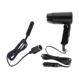 Mini Car Travel 12V Professional Practical Small Hair Blow Dryer for RV Gym Auto Hotel