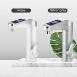 Electric Kitchen Water Heater Tap Instant Hot Faucet LCD Display Water Heating Faucet Instantaneous Tankless Kitchen Supplies