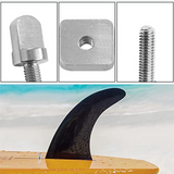 FinnScrew, Fin Screw, SUP Accessories for Box Surfboard, Paddle Board, Longboard Surf Outdoor Pack of 12