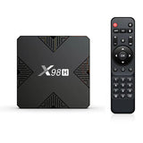 X98H H618 Android STB 4GB RAM 64GB ROM Dual Band WIFI Bluetooth 4K HD Output Support Google Store and Netflix