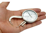 Drop shipping 0-10mmx45mm thickness tester meter dial caliper gauge 0-10mm 0.05mm Dial Snap Gauge Caliper