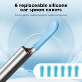 Smart Visual Cleaner Wireless Otoscope WiFi Luminous Earpick Removal Tool With Camera Endoscope Ear Wax Remover