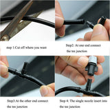 Garden Patio Water Mister Air Misting Cooling Micro Irrigation System Sprinkler 5M&10 dripper-heads