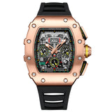 GUANQIN Luxury Automatic Watch Men's Mechanical Watch Bracelet Accessories Richard Style Waterproof Stainless Steel Clock 2023