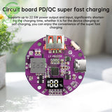 22.5W Treasure Two-way Mobile Power Module Circuit Board PD/QC Super Fast Charging