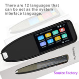 Supports 113 language dictionaries, pens, text scanning, reading, and multigual translation scanners
