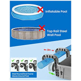2 Sets Poolside Storage Basket + Pool Cup Holder For Above Ground Pools