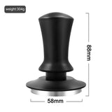 1pc 51/53/58mm Espresso Tamper, Premium Barista Tools Coffee Tamper With Spring Loaded, Stainless Steel