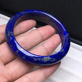 Natural Raw Ore Blue Gold Bracelet