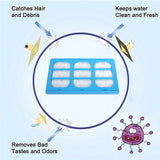 12 PCS Pet Fountain Replacement Water Filter Cartridges Compatible with Cat & Dog Mate Fountains