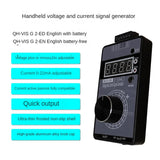 Handheld Positive And Negative Voltage 0-10V5V + Current 0-4-20Ma Signal Generator Kit Analog Source Calibrator