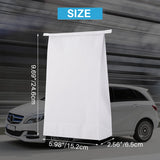 50 Pcs Vomit White Throw Up Sick Bags For Motion Morning Sickness And Hangovers Travel Disposable Paper Puke Bag