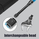 Adjustable Wrench, 5 to 30 Nm 30mm Open End Torque Wrench for HVAC Mini-Split and Refrigeration Systems, 5-30NM