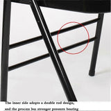 Yoga Chair,Backless Metal Yoga Chair,for Yoga Studios,Offices,Conference Rooms,Black