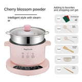 2.6L Electric Multi Cookers Heating Pan Stew Household Cooking Pot Hotpot Noodles Eggs Soup Steamer Rice Cooker
