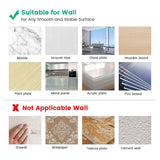 Adhesive Wall Hooks Bathroom Waterproof Stainless Steel Towels Hooks,For Coat Hat Robe,Waterdrop(Sier,6 Packs)