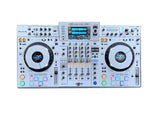 XDJ-XZ skin film controller integrated disc printer, fully enclosed PC, imported white sier stickers in stock